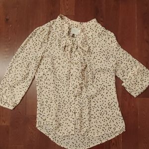 EUC Women's Blouse Size 8 Anthropologie Brand